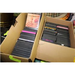 TWO BOXES OF DVD'S APPROX 70 DVD'S TOTAL