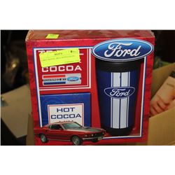 FORD TRAVEL MUG WITH COCOA