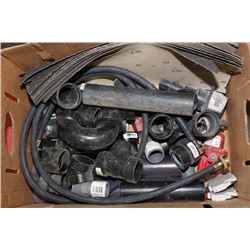 BOX OF PLUMBING & ELECTRICAL FITTINGS