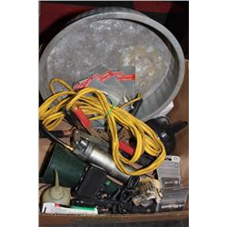 BOX OF AUTOMOTIVE MISC.:  OIL CHANGE