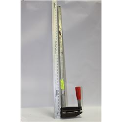 PAIR OF 3 FOOT CARPENTER'S CLAMPS, HEAVY