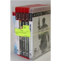 BUNDLE OF 6 PLAYSTATION 3 GAMES