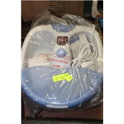 NEW HOMEDICS LUXURY FOOT BUBBLER