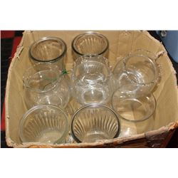 BOX WITH ROSE BOWLS AND VASES