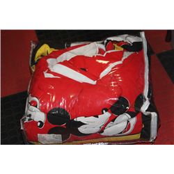 MICKEY MOUSE DUVET & SHEET SET - DOUBLE SIZE