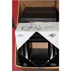 BOX W/ CAPRIS BLACK DECOR CUBES