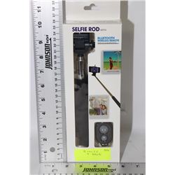NEW SELFIE ROD W BLUE TOOTH WIRELESS REMOTE