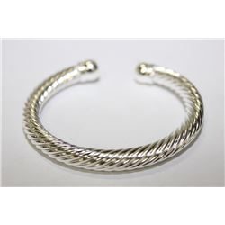 SILVER THICK BRACELET