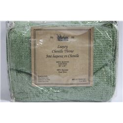 LUXURY CHENILLE THROW BLANKET