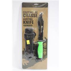 GREEN HIGH VISIBILITY HUNTING KNIVE 30669PKH