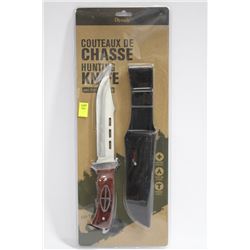 OLYMPIA 30667PKH WOOD HANDLED HUNTING KNIVE