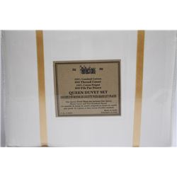 600 THREAD COUNT QUEEN DUVET SET