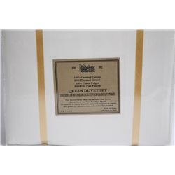 600 THREAD COUNT QUEEN DUVET SET