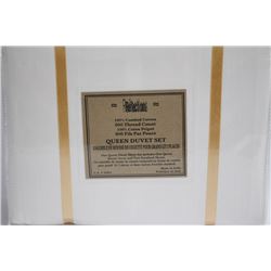 600 THREAD COUNT QUEEN DUVET SET