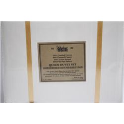600 THREAD COUNT QUEEN DUVET SET