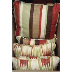 BOX OF NEW SHOWHOME PILLOWS