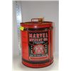 Image 1 : VINTAGE MARVEL MYSTERY OIL CAN-5 GALLON