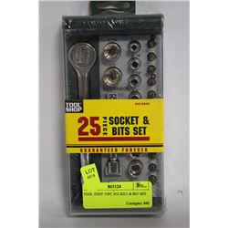 TOOL SHOP 25PC SOCKET & BIT SET