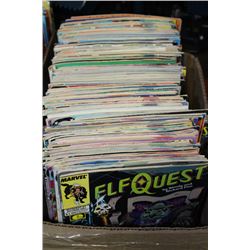 BOXES OF 100+ UNSEARCHED COMICS - 1970'S+