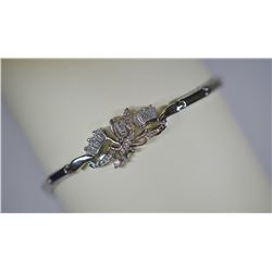 STERLING SILVER CUBIC ZIRCONIA BRACELET