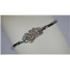 Image 1 : STERLING SILVER CUBIC ZIRCONIA BRACELET