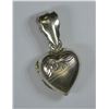 Image 1 : STERLING SILVER HEART-SHAPED LOCKET