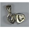 Image 3 : STERLING SILVER HEART-SHAPED LOCKET