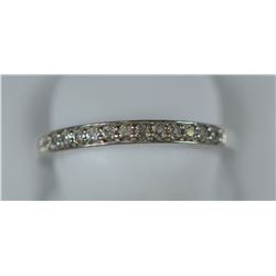 STERLING SILVER CUBIC ZIRCONIA RING