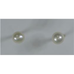 14K GOLD FRESHWATER PEARL EARRINGS