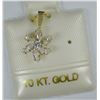 Image 1 : 10K GOLD CUBIC ZIRCONIA PENDANT