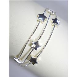 STERLING SILVER STAR BRACELET