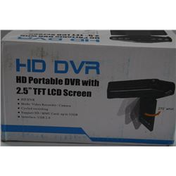 NEW HD PORTABLE DVR WITH 2.5" TFT LCD SCREEN