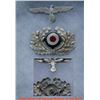 Image 1 : GERMAN NAZI OFFICER HAT INSIGNIA MARK "A" & RZM