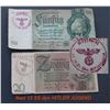Image 1 : TWO NAZI BANKNOTES 12 SS DIV HITLER YOUTH