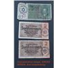 Image 1 : THREE NAZI BANKNOTES STAMPED CONCENTRATION CAMP