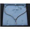 Image 1 : SILVER TONE WOMEN'S NECKLACE AND PENDANT
