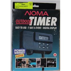 NOMA OUTDOOR TIMER W/ DIGITAL DISPLAY