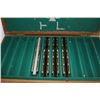 Image 1 : WOODEN HARMONICA CASE WITH 4 HARMONICAS
