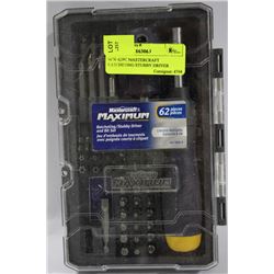 NEW 62PC MASTERCRAFT RATCHETING STUBBY DRIVER