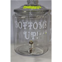 BOTTOM'S UP 2 GALLON DRINK DISPENSER