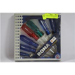NEW RONA 7PC SCREWDRIVER SET