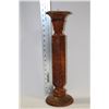 Image 1 : NEW WOOD CARVED CANDLE HOLDER