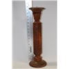 Image 1 : NEW WOOD CARVED CANDLE HOLDER