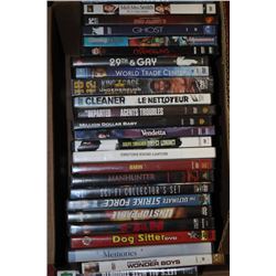 LARGE BOX OF DVDs