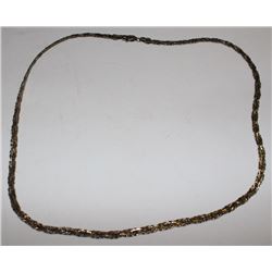 MEN'S 20" MULTI SWIRL STERLING SILVER NECKLACE