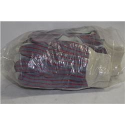 PK WITH 12 PAIRS OF NEW WORK GLOVES