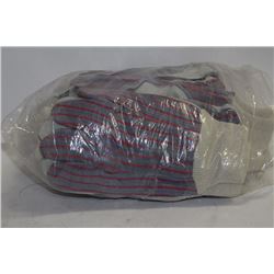 PK WITH 12 PAIRS OF NEW WORK GLOVES