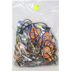 BAG OF EXOTIC PEWTER JEWELRY AS THEY COME