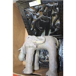 ELEPHANT MIRRORS / STOOL / FIGURE