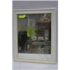 Image 1 : WHITE FRAMED MIRROR